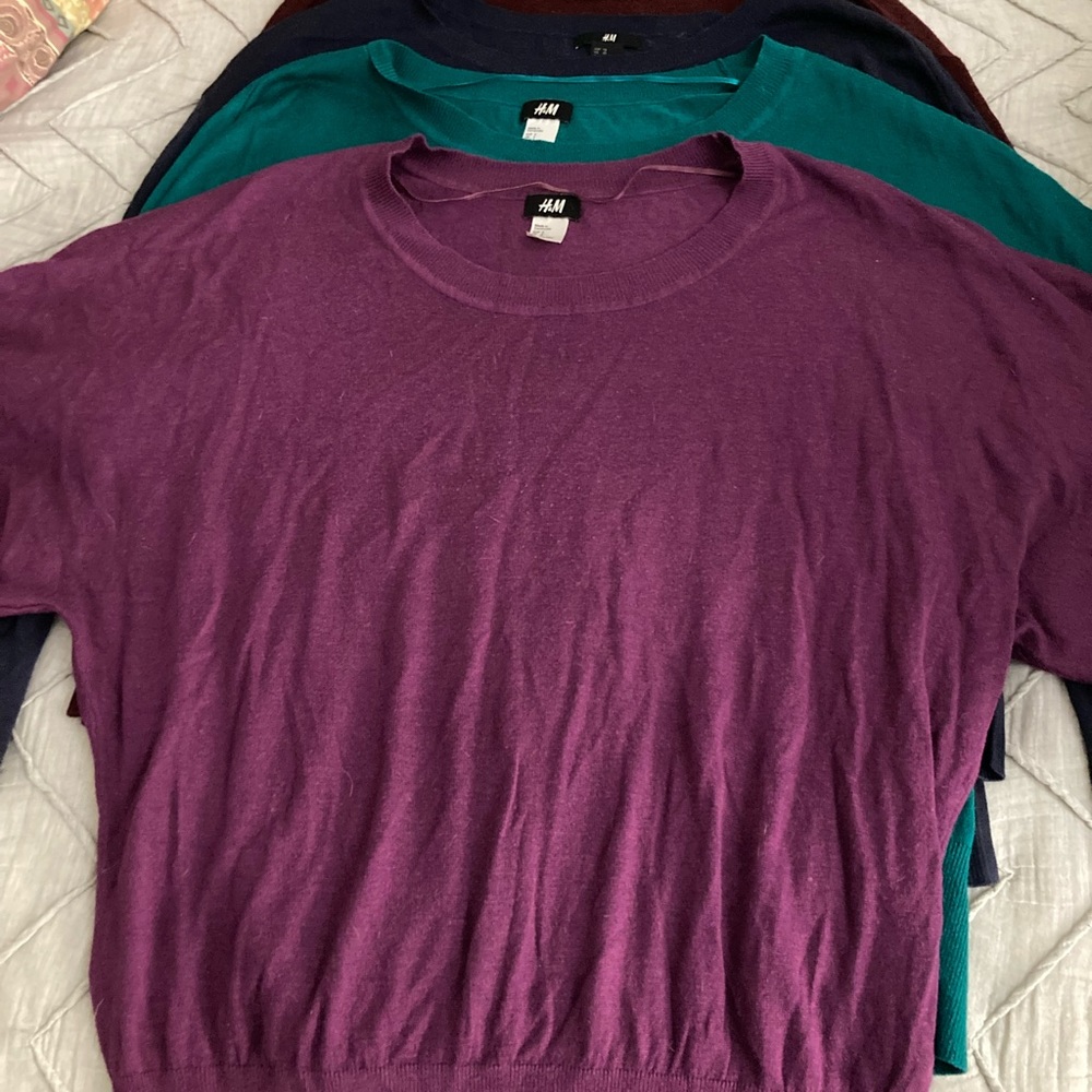 Four H&M Women’s Sweaters Bundle
